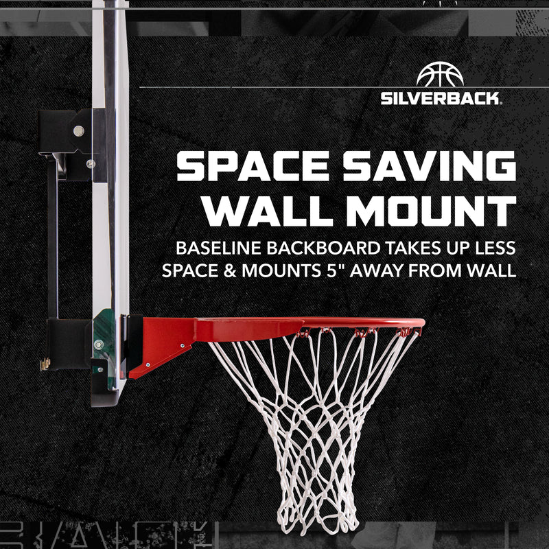 space saving bball goal wall mount hoops