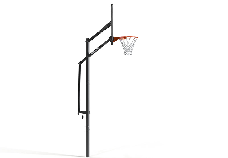 Silverback NXT 54 and NXT 60 In-Ground Basketball Hoops with  Adjustable-Height Basketball Goal Backboard and QuickPlay Design